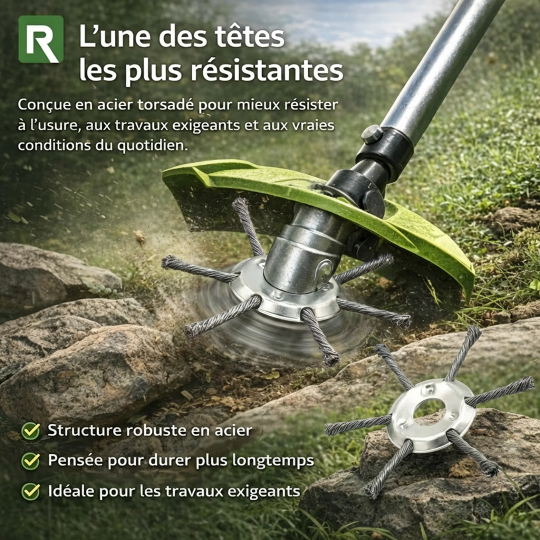 Rydan™ — Têtes de coupe-bordures robustes et universelles