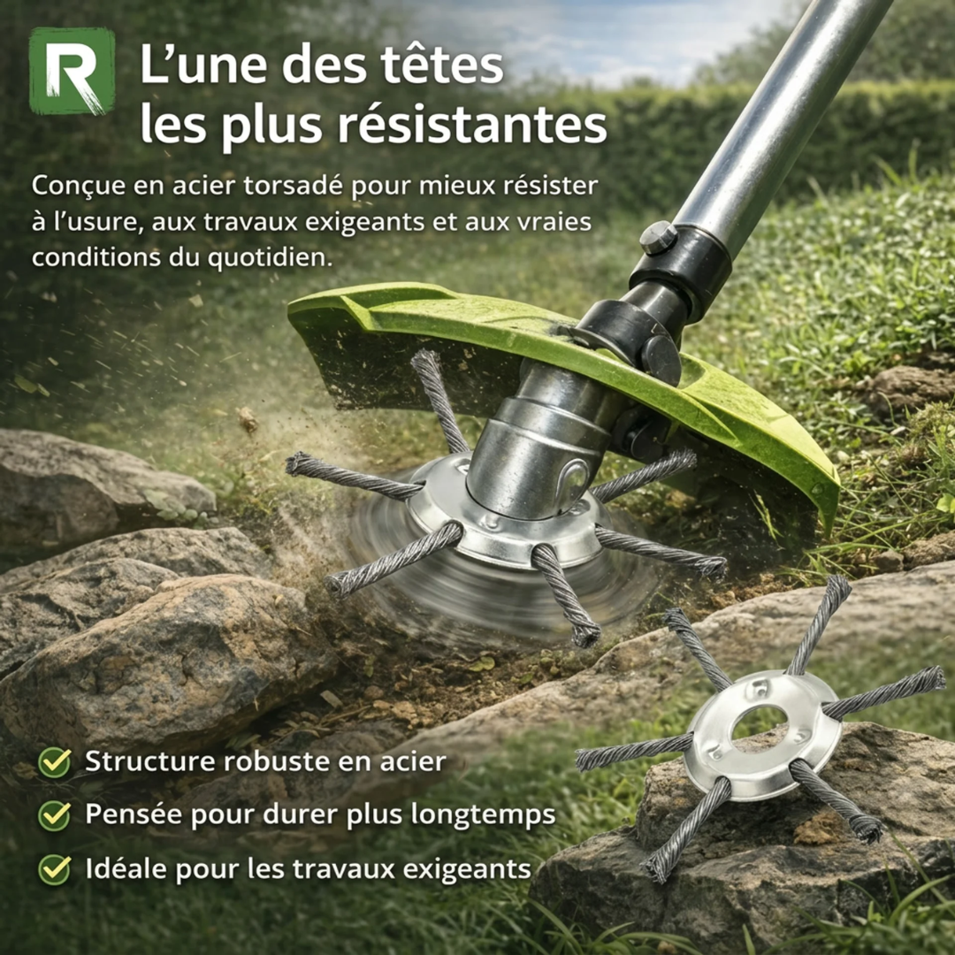 Rydan™ — Têtes de coupe-bordures robustes et universelles