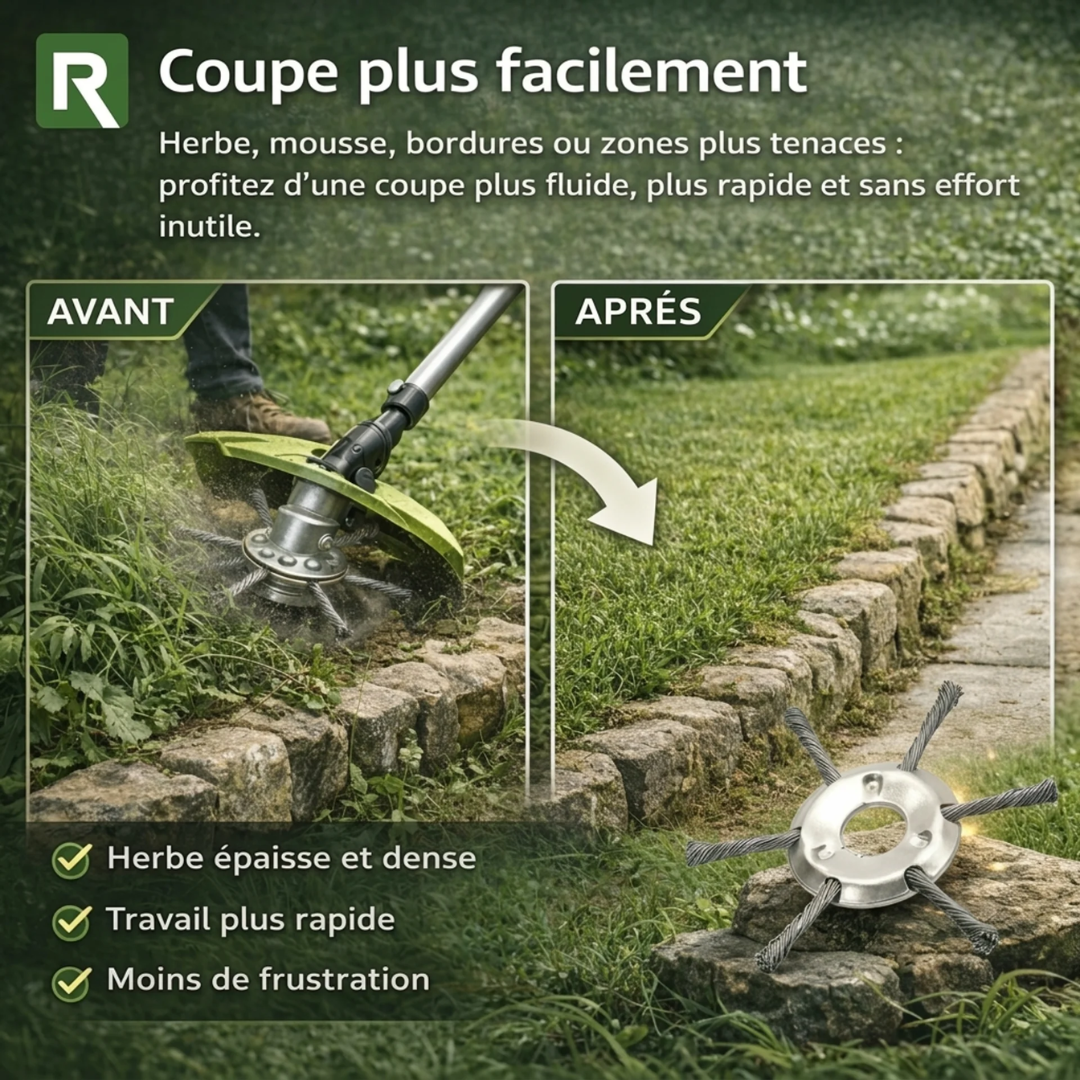 Rydan™ — Têtes de coupe-bordures robustes et universelles