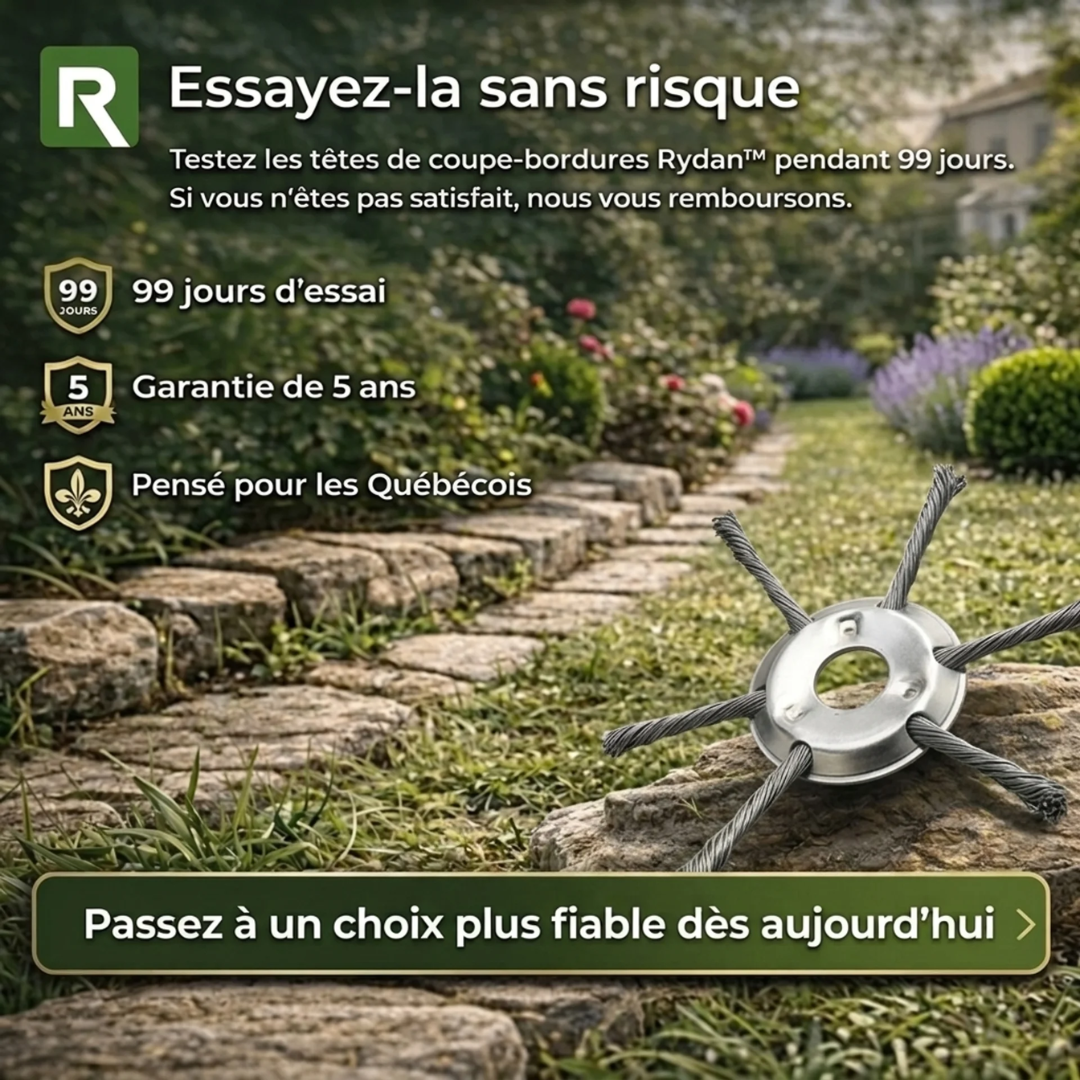 Rydan™ — Têtes de coupe-bordures robustes et universelles